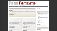 Desktop Screenshot of forthefainthearted.com
