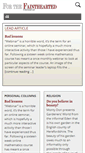 Mobile Screenshot of forthefainthearted.com